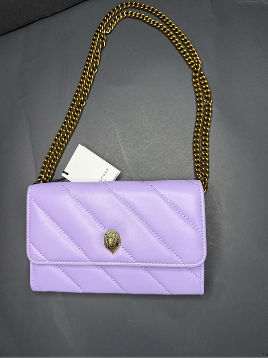 Kurt Geiger Handbags - NWT Kurt Geiger London Lilac Quilted Eagle Head Crossbody/Wallet